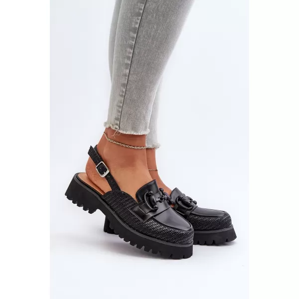  Damensandalen D&A MR38-656 SCHWARZ 