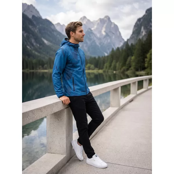  Premium-Softshelljacke für Herren ALTISPORT VOJ/ALM079JACK01 BLAU 