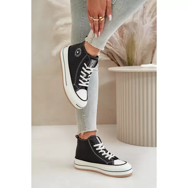  Damen-Sneaker BIG STAR OO274062 SCHWARZ Big Star Shoes 