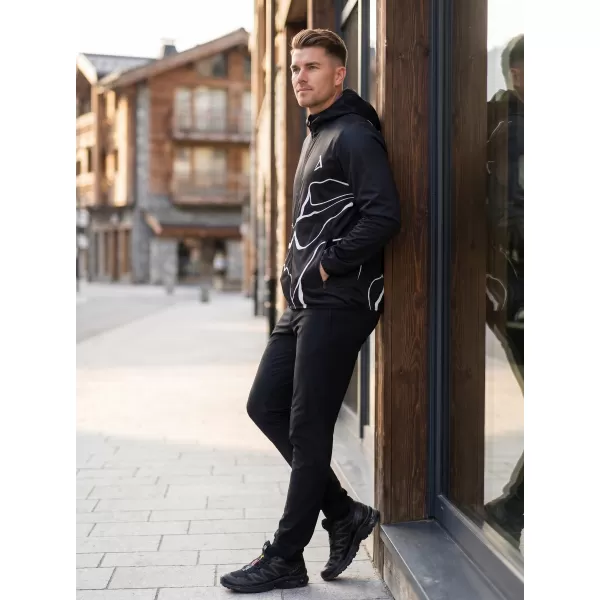  Premium-Softshelljacke für Herren ALTISPORT VOJ/ALM073JACK01 SCHWARZ 