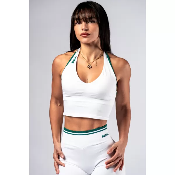  Neckholder-Top CLUB DOR 640 WHITE Nebbia 