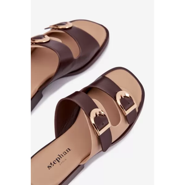  Damenhausschuhe BOTO DANELLE 41337 KAFFEE/BEIGE 