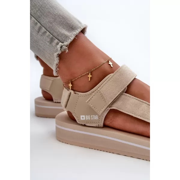  Damenschuhe BIG STAR NN274A535 BEIGE Big Star Shoes 