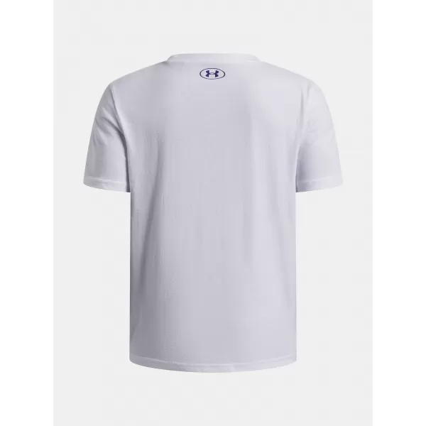  T-Shirt für Jungen UNDER ARMOUR B LOGO BLUR SS 6009280-100 WEIß 
