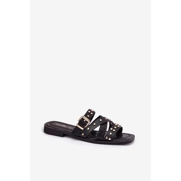 Damenhausschuhe BOTO MANITTE 37865 SCHWARZ 