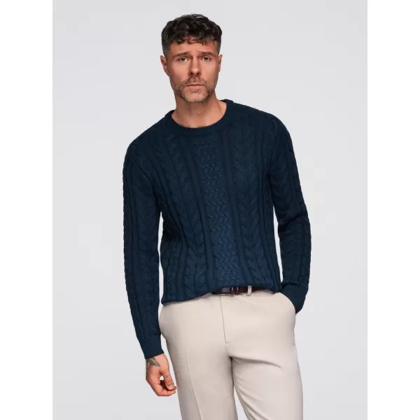 Herrenpullover OMBRE OM-SWSW-0173 MARINEBLAU 