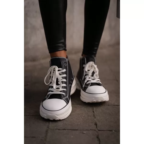  Damen-Sneaker BIG STAR OO274068 SCHWARZ Big Star Shoes 