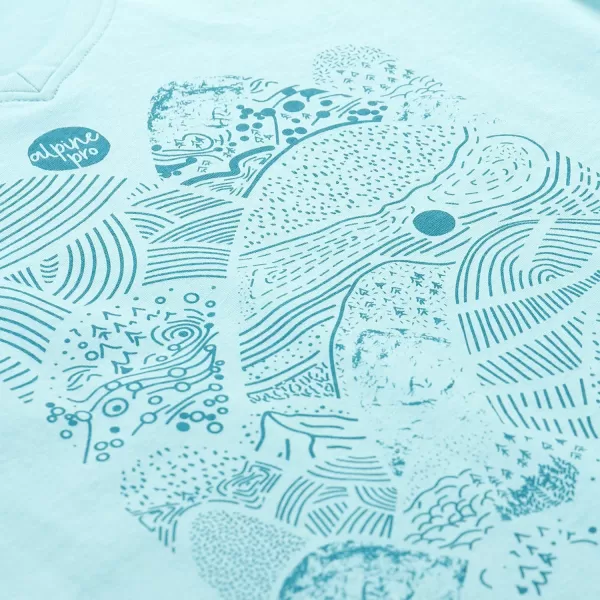  Funktions-T-Shirt für Damen ALPINE PRO GREMA 2 BLAU 