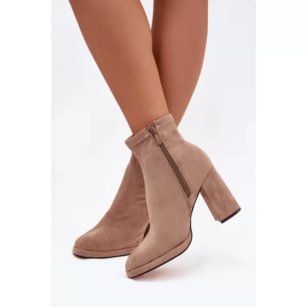  Damenschuhe mit Absatz BOTO KARVELLA 40919 KHAKI 