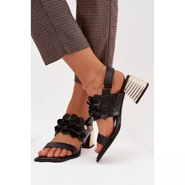  Damensandalen D&A CR61-3062 SCHWARZ 