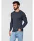 Herrenpullover OMBRE OM-SWBS-0106 MARINEBLAU MELIERT