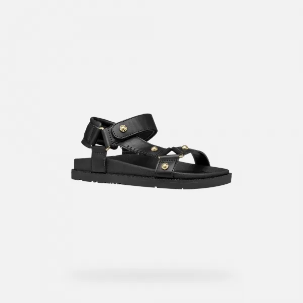  Sandalen für Mädchen GEOX SANDAL FOAMMENTERA J65P0D000BCC9999 SCHWARZ 
