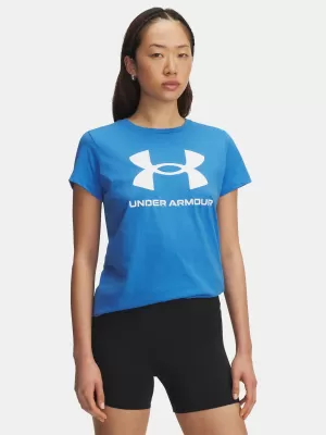 Damen-T-Shirt UNDER ARMOUR UA LOGO SS 1356305-402 BLAU