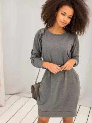 Kleid BASIC FEEL GOOD RV-TU-5184.93P DUNKELGRAU