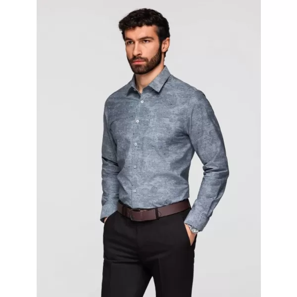  Herrenhemd OMBRE K701 GRAU 