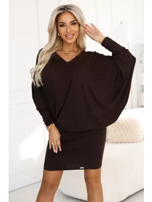 Kleid NUMOCO 402-9 SCHOKOLADE