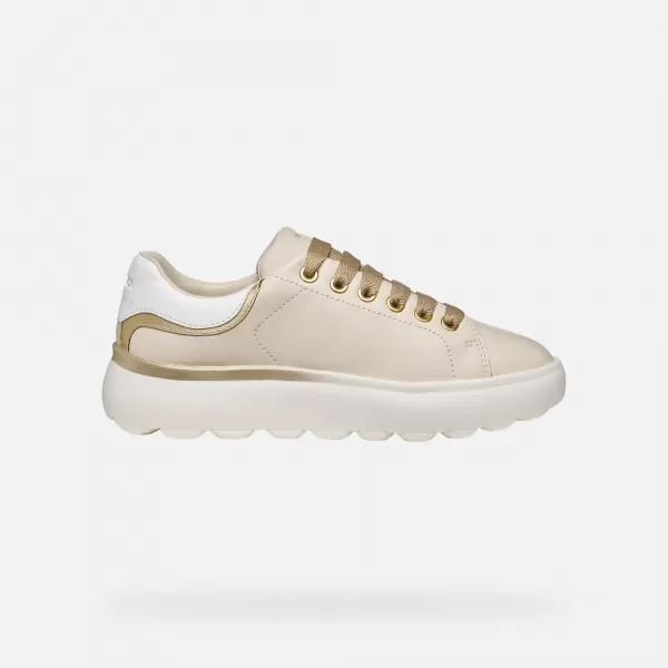  Damen-Sneaker GEOX SPHERICA EC4.1 G013146 CREMIG 