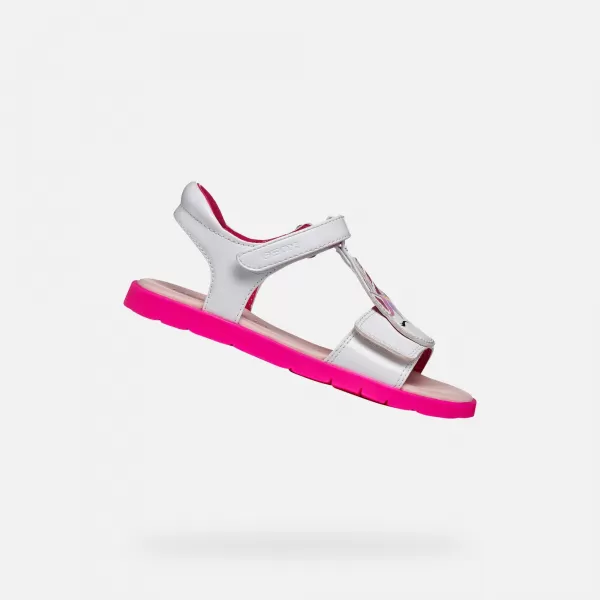  Sandalen für Mädchen GEOX JOYFOOT J65P1C000HHC1441 WEIß 