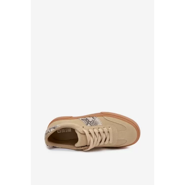  Damen-Sneaker BIG STAR TT274298 BEIGE Big Star Shoes 