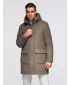 Herrenmantel OMBRE OM-COWC-0132 KHAKI