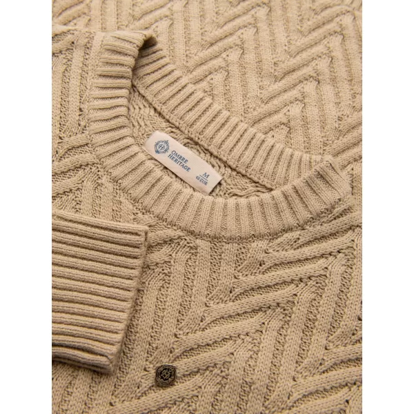  Herrenpullover OMBRE OM-SWSW-0147 SAND 