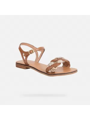Damensandalen GEOX MADDALUSIAC G013189 BRAUN