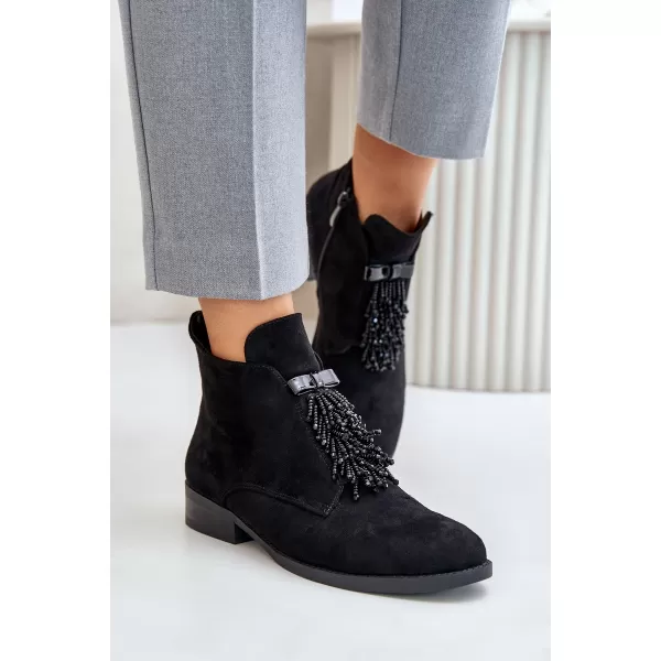  Damenschuhe S.BARSKI HY42-715 SCHWARZ 