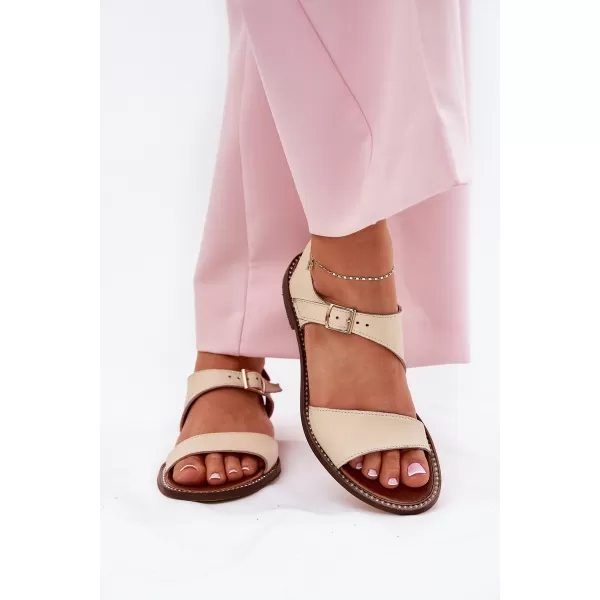  Damensandalen ZAZOO 3014 BEIGE 