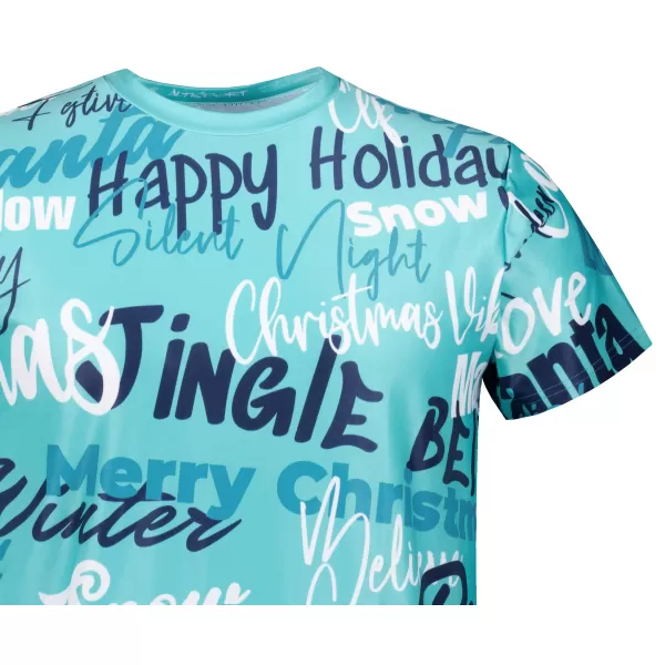  Herren-Weihnachtsshirt Premium ALTISPORT VOJ/ALMVN9TR06 BLAU 