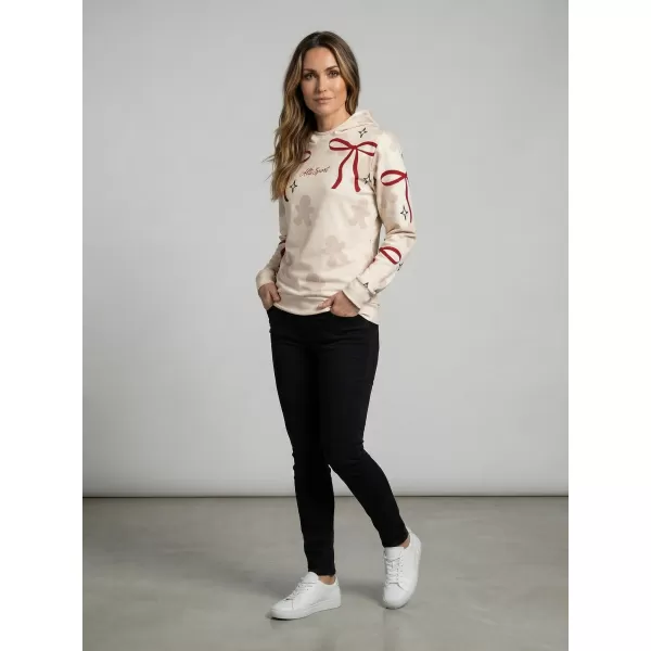  Premium-Weihnachts-Sweatshirt für Damen ALTISPORT VOJ/ALWVN10MI01 CREMIG 