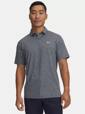 Herren-T-Shirt UNDER ARMOUR UA T2G PRINTED POLO 6012304-412 BLAU