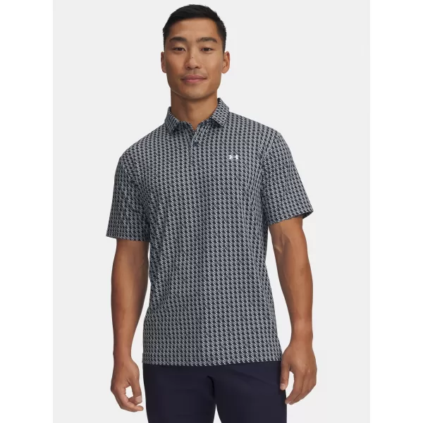  Herren-T-Shirt UNDER ARMOUR UA T2G PRINTED POLO 6012304-412 BLAU 