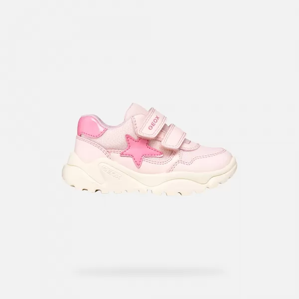  Mädchen-Sneaker GEOX CIUFCIUF B655QA0BC14C0808 HELLROSA 