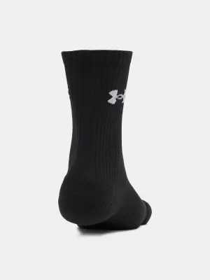 Socken UNDER ARMOUR PERFORMANCE COTTON 3P CRW 6009685-008 SCHWARZ