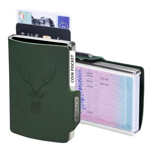  Geldbörse MONDRAGHI Silhouette Classic Deer GRÜN 