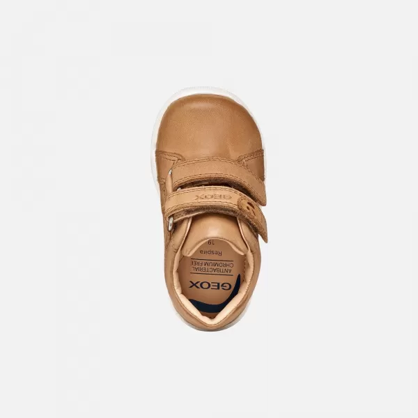  Turnschuhe für Jungen GEOX MACCHIA B254NB000CLC6627 HELLBRAUN 