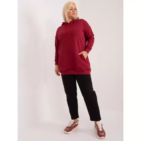  Damen-Sweatshirt BASIC FEEL GOOD RV-BL-6338.19X BURGUND 