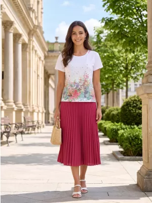 Damen-T-Shirt ALTISPORT HELINA WEIß