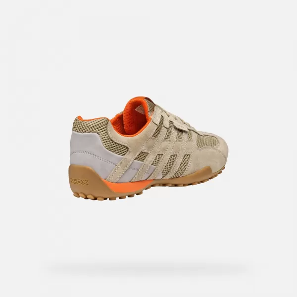  Herren-Sneaker GEOX SNAKE ORIGINAL G002963 BEIGE 