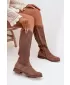 Damenstiefel S.BARSKI HY61-8022 KAFFEE