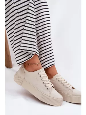 Damen-Sneaker BIG STAR RR274407 BEIGE Big Star Shoes