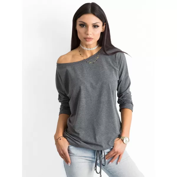  Damenbluse BASIC FEEL GOOD RV-BZ-4691.36P DUNKELGRAU 