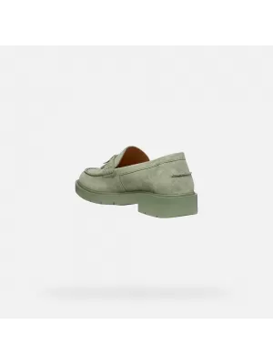Damenmokassins GEOX SPHERICA EC1 B G013072 GRÜN