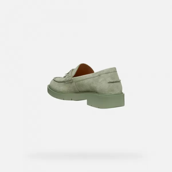  Damenmokassins GEOX SPHERICA EC1 B G013072 GRÜN 