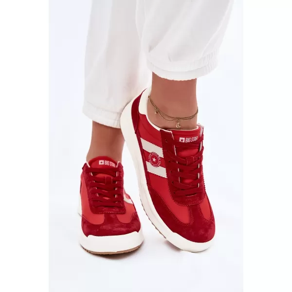  Damen-Sneaker BIG STAR TT274158 ROT Big Star Shoes 