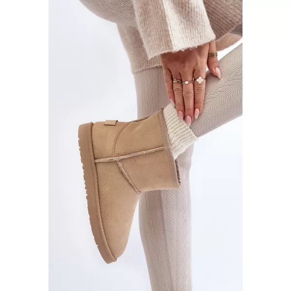  Damen-Schneestiefel CROSS MM2R4023C BEIGE Cross Jeans 