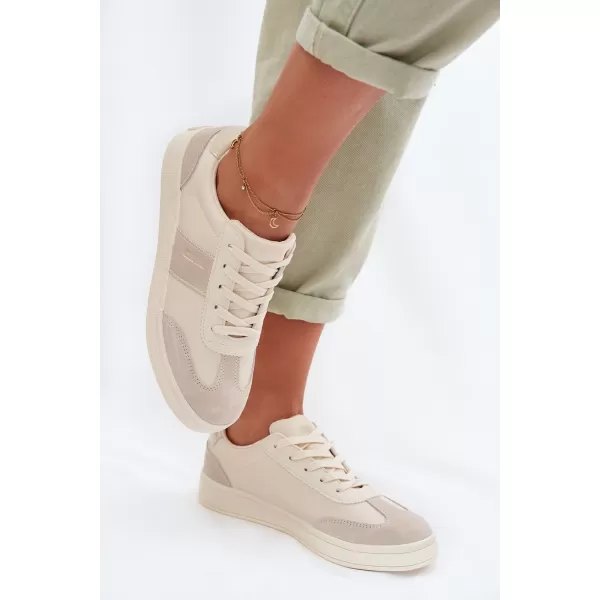  Damen-Sneaker BIG STAR TT274155 BEIGE Big Star Shoes 