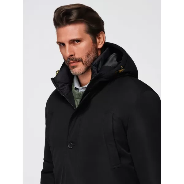  Herrenparka OMBRE OM-JAPJ-0287 SCHWARZ 