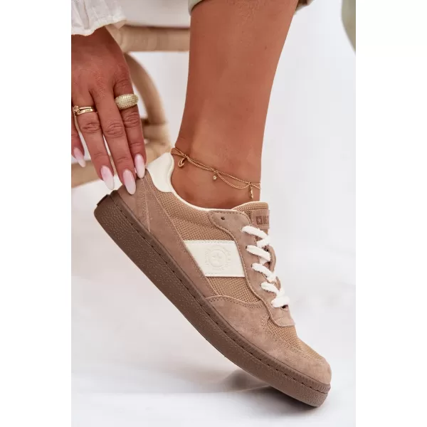  Damen-Sneaker BIG STAR TT274177 BEIGE Big Star Shoes 
