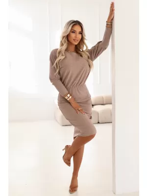 Kleid NUMOCO LARA 399-4 MOKKA-MOUSSE